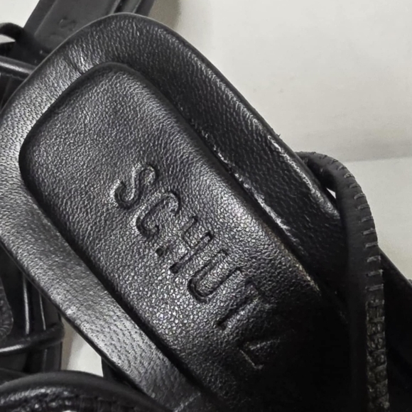 SCHUTZ Women's Toller Strappy High Heel Sandals in Black SZ 8.5 B NEW - Picture 11 of 12